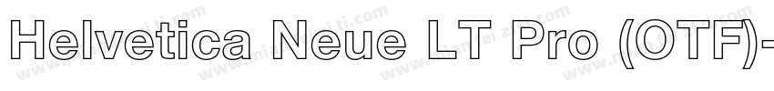 Helvetica Neue LT Pro (OTF)字体转换